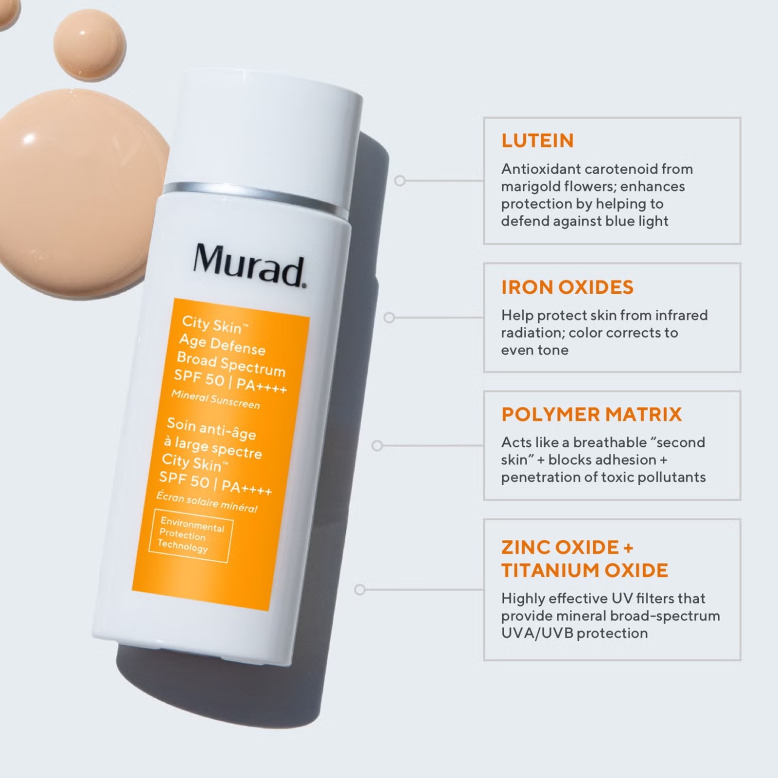 Murad City Skin Age Defense Broad Spectrum SPF50 Sunscreen - (50ml) - Image 4