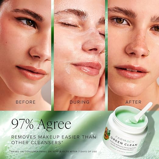 Farmacy Beauty Green Clean Cleansing Balm with Papaya & Turmeric - (200ml) - Image 3