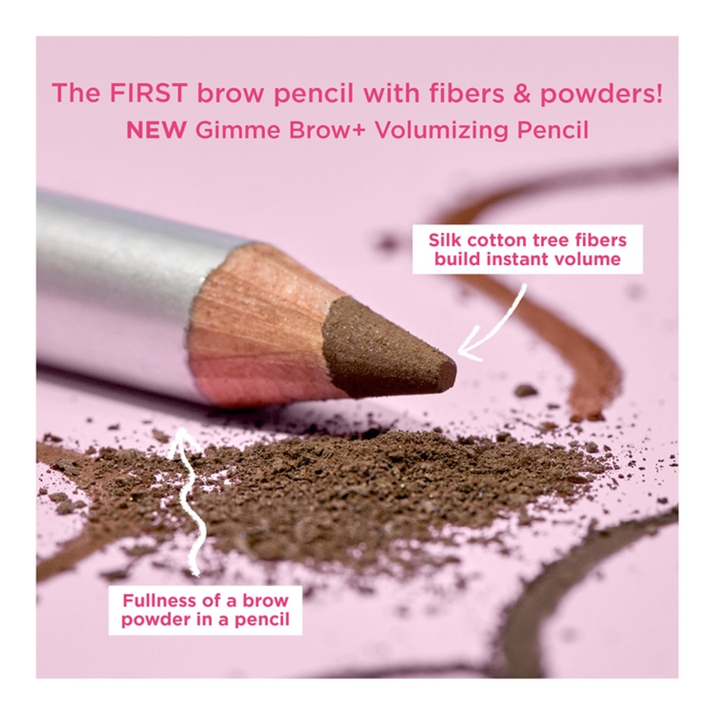 Benefit Cosmetics Gimme Brow+ Volumizing Pencil - 6 Cool Soft Black (1.19g) - Image 4